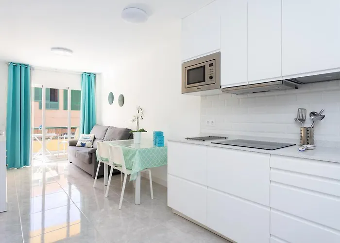 شقة Home2book Cozy Pool & Terrace Cristianos لوس كريستيانوس